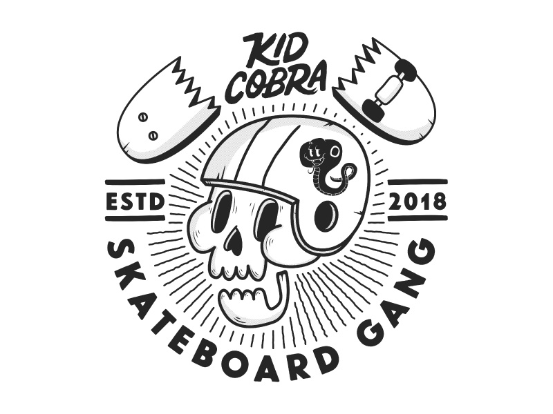 Kid Cobra - Skull by Steven Roberts on Dribbble