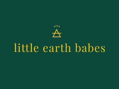 Little earth babe 1 branding clothing logo typeface