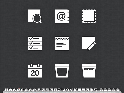 Albinos Icons dock icon white