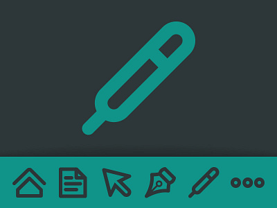 Portfolio Icons arrow dot download free home icon icons paper pen pencil portfolio resume