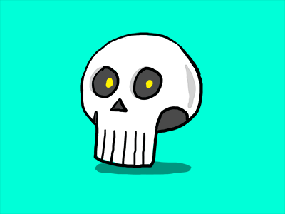 Skull animation skull turnaround