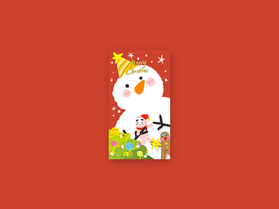 Merry Christmas snowman