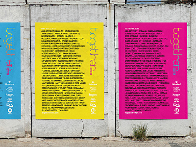 Together Boston Poster Design black cmyk festival layout design music poster poster design print