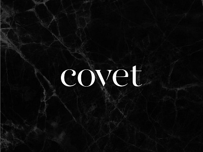 Covet Logo Concept branding fashion logo stencil