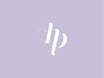 Hopple Popple Logo Concept branding calligraphy logo logo mark purple typography