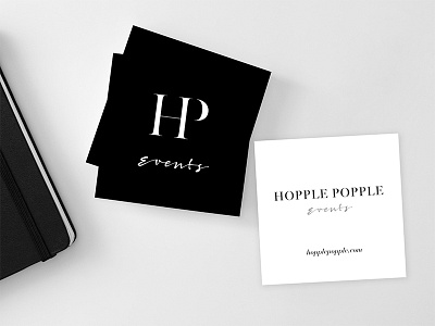 Hopple Popple Logo Concept branding business cards logo logo mark typography