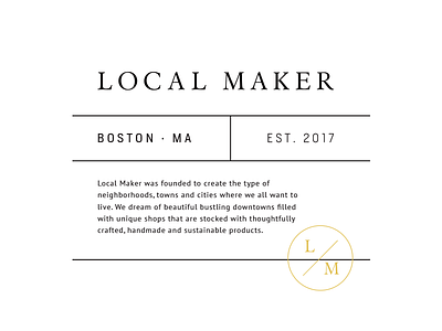 Local Maker Badge Concept