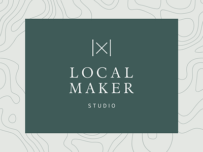 Local Maker Final Logo branding logo pattern