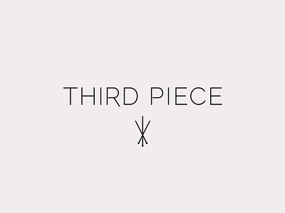 Third Piece Logo branding knitting logo needles typography