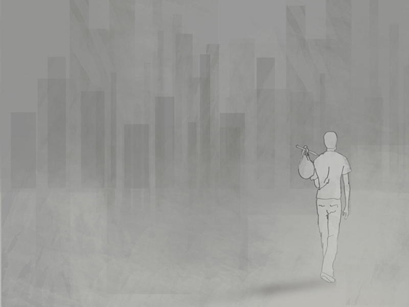 Lonely Traveller Digital Illustration illustration design illustrator