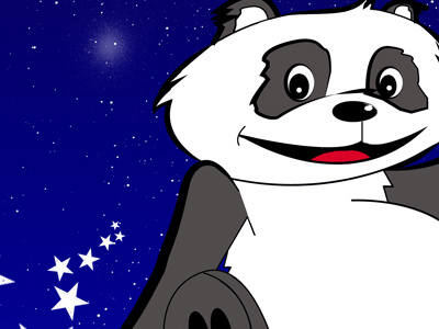 Astro Panda design illustration illustrator