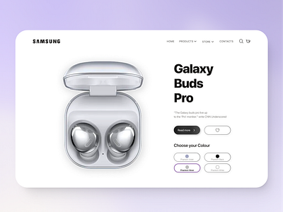 Landing page Galaxy Buds Pro