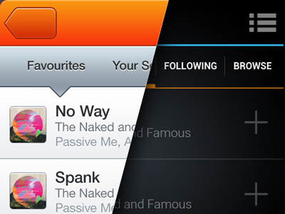 iOS VS Android android css3 ios music player web app
