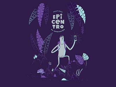 Epicentro Festival T-Shirt Design character festival illustration innovation shirt