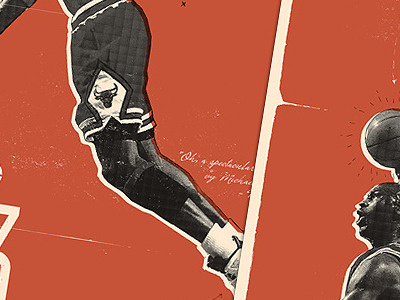 MJ´s personal project basketball illustration