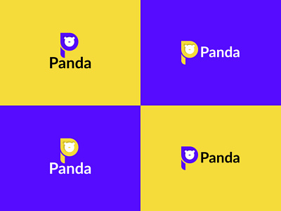 Panda logo design - p letter logo branding creative logo design flat logo graphic design illustration logo logos modern p p icon p letter p letter logo p logo panda panda logo vector