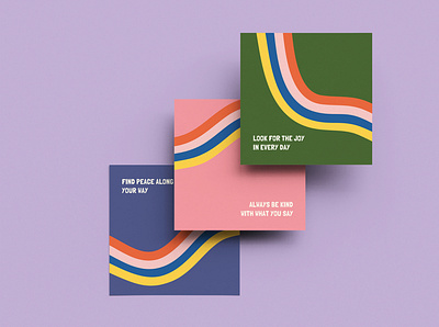 Bright and Colorful Instagram Templates bright canva colorful colourful design illustration positivity purple quotes rainbow social media