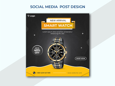 watch social media post design