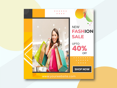 fashion social media banner design