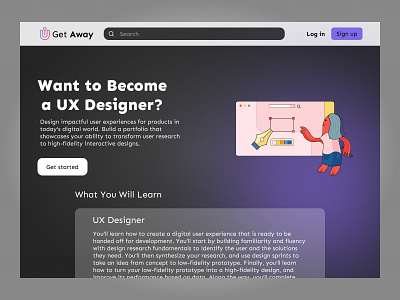 UX DESIGN LEARNER app design figma logo ui ui design user experience ux ux design