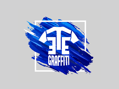 Tee Graffiti - Logo design illustration logo typography vector