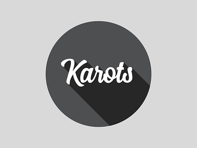App icon - Karots app branding design icon logo typography