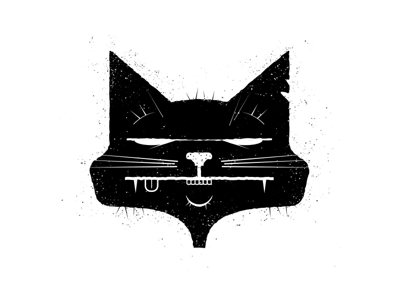 Kitteh cat illustration kitten