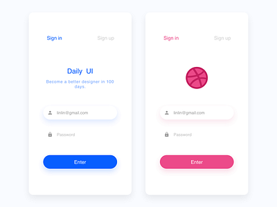 Daily UI 001 daily in sign ui up