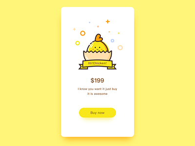 Daily UI #030 Pricing chicken price