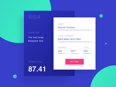 Daily UI #002  Checkout