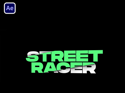 Street Racer 3d animation app branding design graphic design icon illustration logo motion graphics ui ux vector