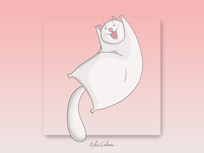 Character design: cats cats character design design digital art emoji graphic design hand drawn illustration logo mascot print vector