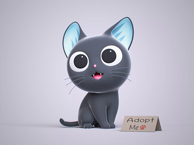 Pet Cave #001 3d animation art artist artwork cat creator nft