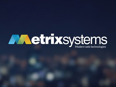 Metrix Systems design logo uiux