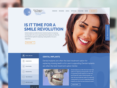 Oral Surgery dental uiux design