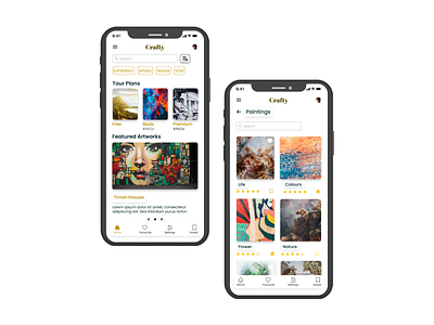 Crafty artgallery productdesign ui uxdesign