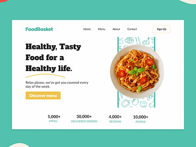 FoodBasket productdesign ui uxdesign