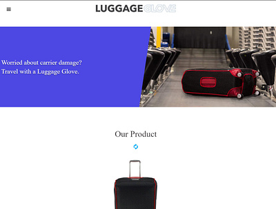 Luggage Glove luggage glove luggage security website design wordpress