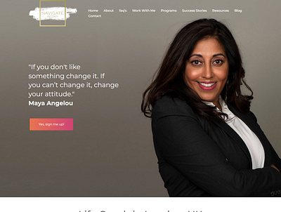 Navigate Life Coach life coach uk website design wordpress