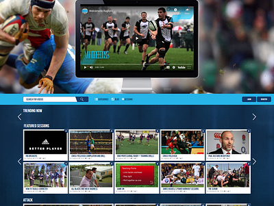 Rugby IQ sports news website design wordpress