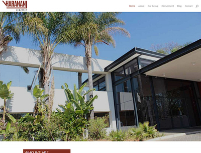 Vharanani Group property website design wordpress