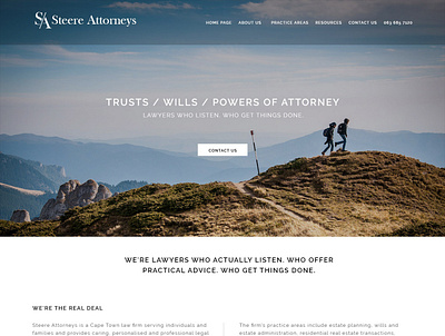Steere Attorneys attorneys trusts website design wills wordpress