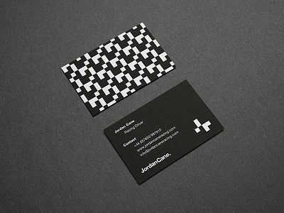 Jordan Cane: Racing driver branding branding business card design graphic identity logo pattern wordmark