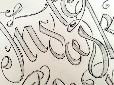 Instead ask... lettering sketch typography