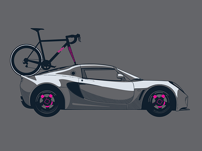 Lotus Spooky Shirt automotive bikes cars cycling elise lotus screenprint spooky