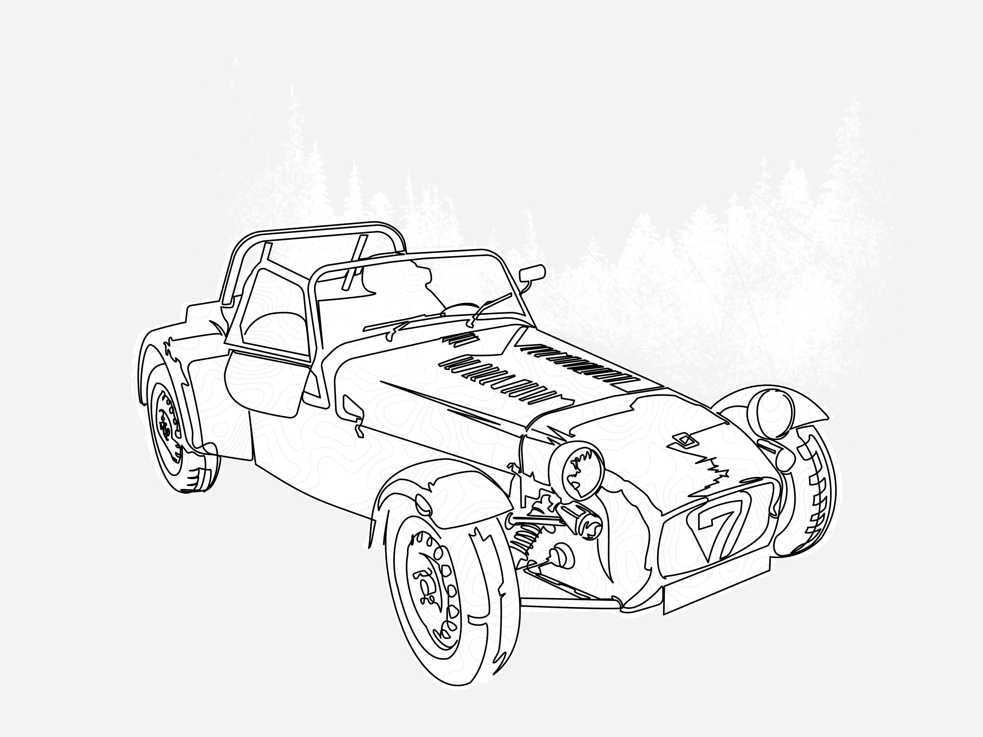 Чертежи caterham 7