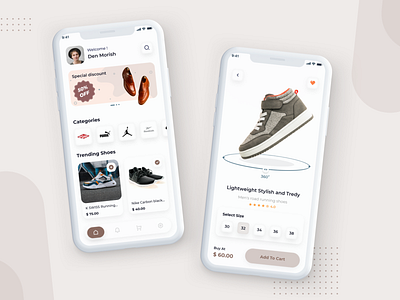 Shop E-Commerce app design illustration ui ux
