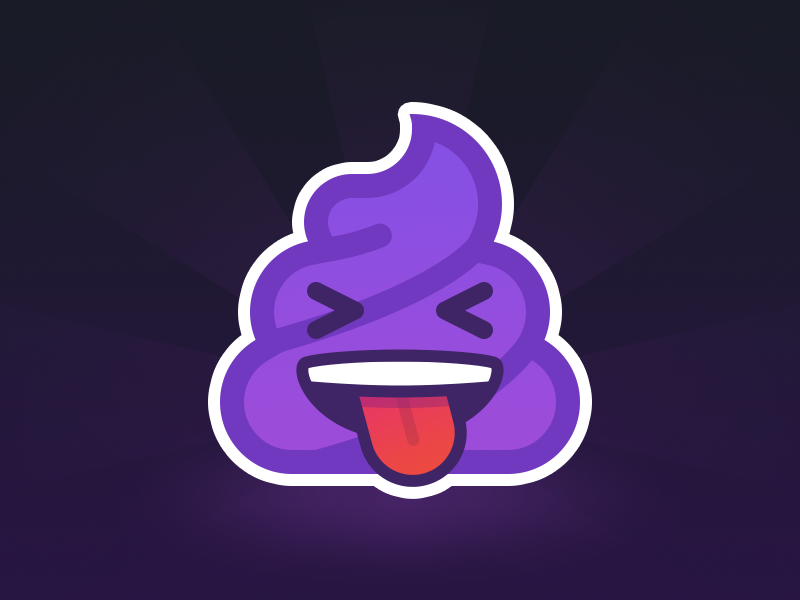 The Daily Dump daily dump emoji funny gradient hankey icon illustration poop smiley videos