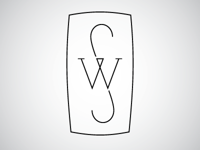 Smart & Wiley cartouche/monogram (wip) branding identity lettering monogram typography