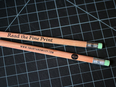 Smart & Wiley pencils branding identity logo pencils product design typography